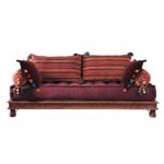 Wooden sofa